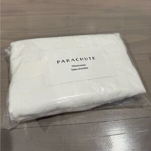 NWT! Parachute White Linen Pillowcases set of 2